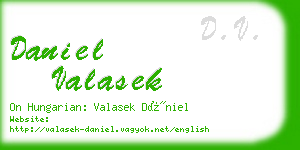 daniel valasek business card